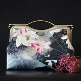 Vintage Shell Lock Crossbody Bag Women's Handbags Purse