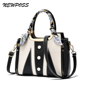 Plaid Shoulder Bag Female Ladies Totes