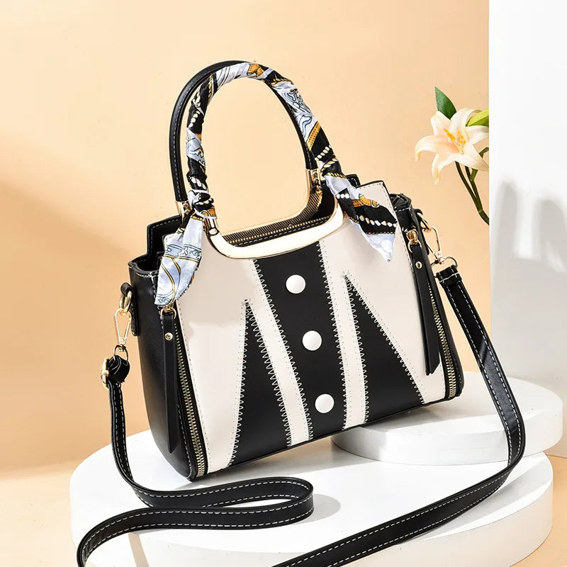 Plaid Shoulder Bag Female Ladies Totes