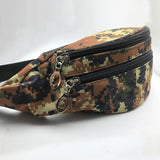 Camo Waist Pack Phone Pouch Climbing Sport Travel Adjustable Belt Bag