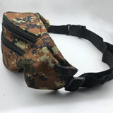 Camo Waist Pack Phone Pouch Climbing Sport Travel Adjustable Belt Bag