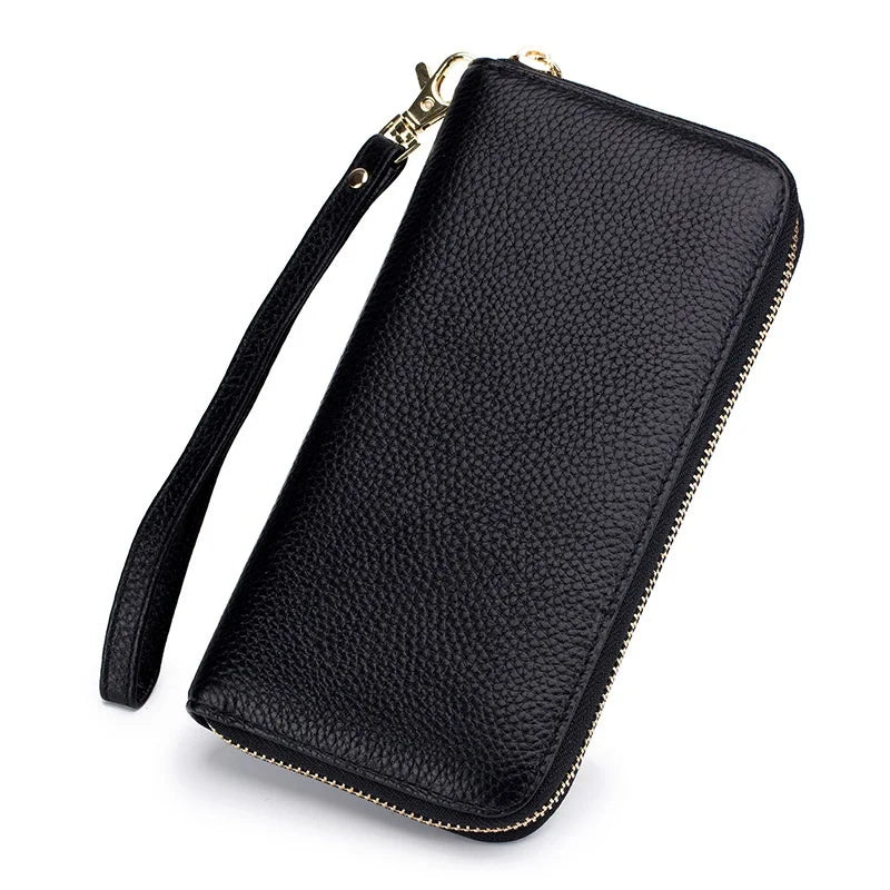 Large Capacity Leather Wallet for Women