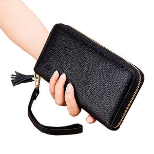 Large Capacity Leather Wallet for Women