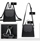 Small Women Backpack Multifunction Shoulder Bag for Teenage Girls