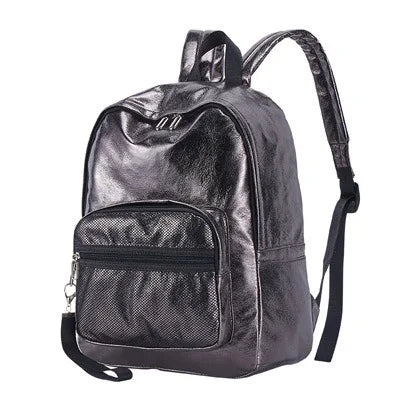 PU Leather Laptop Backpack Men Women Travel Bag Big Capacity School Backpacks