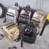 PU Leather Laptop Backpack Men Women Travel Bag Big Capacity School Backpacks