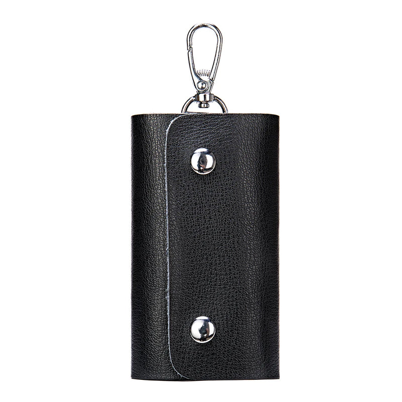 Vintage Leather Key Holder Hasp Key Bag Wallet Housekeeper