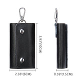 Vintage Leather Key Holder Hasp Key Bag Wallet Housekeeper