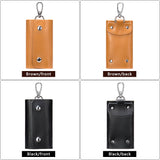 Vintage Leather Key Holder Hasp Key Bag Wallet Housekeeper