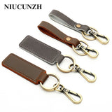 Unisex Leather Keyring Keychain Men's Women's Key Holder Key Cover