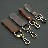 Unisex Leather Keyring Keychain Men's Women's Key Holder Key Cover