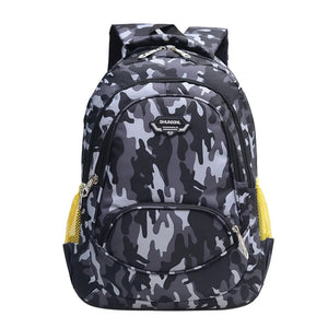 Camouflage Children School Bag Girls Backpack Waterproof Orthopedic Backpacks