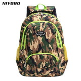 Camouflage Children School Bag Girls Backpack Waterproof Orthopedic Backpacks