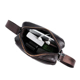Vintage Leather Men Messenger Bags Crossbody Shoulder Bag