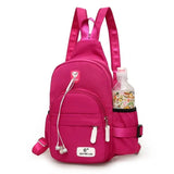 Canvas School Bag Casual Women Notebook Pack Waterproof Anti-theft Travel Bag