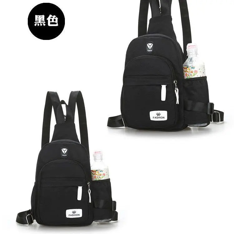 Canvas School Bag Casual Women Notebook Pack Waterproof Anti-theft Travel Bag