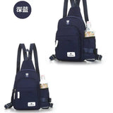 Canvas School Bag Casual Women Notebook Pack Waterproof Anti-theft Travel Bag