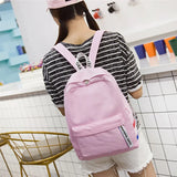 Women Canvas Backpack School Shoulder Bag Rucksack Travel Bags