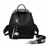 Women Nylon School Backpack Travel Satchel Rucksack Shoulder Bag Tote