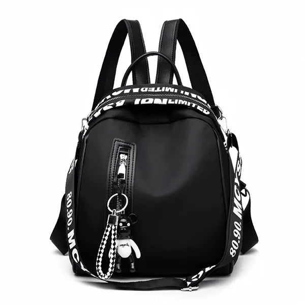 Women Nylon School Backpack Travel Satchel Rucksack Shoulder Bag Tote