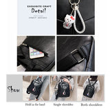 Women's Leather Backpack Anti-Theft School Travel Shoulder Bag