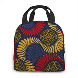 African Tribe Portable Lunch Bag Thermal Insulated Tote Picnic Food Cooler Pouch