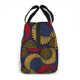 African Tribe Portable Lunch Bag Thermal Insulated Tote Picnic Food Cooler Pouch