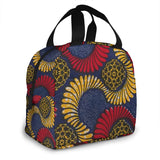 African Tribe Portable Lunch Bag Thermal Insulated Tote Picnic Food Cooler Pouch