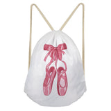 Pink Ballet Shoes Backpack for Teenage Girls