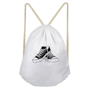 Pink Ballet Shoes Backpack for Teenage Girls