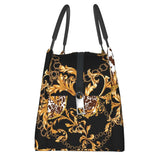 Baroque Floral Pattern Cooler Lunch Bento Bag Insulated Thermal Food Picnic Bags