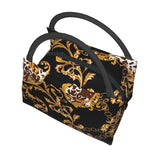 Baroque Floral Pattern Cooler Lunch Bento Bag Insulated Thermal Food Picnic Bags