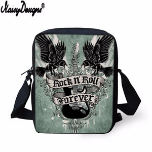 Rock Forever Pattern Mini Messenger Bag for Boys Girls