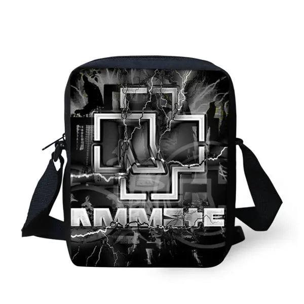 Rock Forever Pattern Mini Messenger Bag for Boys Girls
