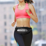 Women Waist Packs Letter Printing Fabric Fanny Pack Zipper Chest Bag