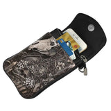 Gothic Unicorn Shoulder Bag PU Leather Mini Phone Bags for Women