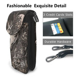 Gothic Unicorn Shoulder Bag PU Leather Mini Phone Bags for Women
