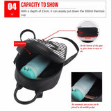 Women's PU Leather Backpack Classic Travel Bag