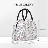 Travel Nurse Bag Insulated Lunch Bags Women Nurse Print Food Case School Cooler