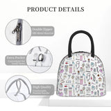 Travel Nurse Bag Insulated Lunch Bags Women Nurse Print Food Case School Cooler