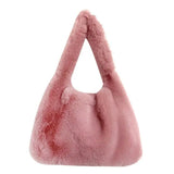 NONSAR Plush Tote Bag Women's Shoulder Messenger Armpit Bag