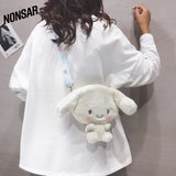 NONSAR Bunny Lady Handbag Beam Mouth Female Bag Activity Gift Bag
