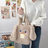 NONSAR Long Ear Plush All-Match Small Bag