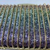 Metal Clutch Evening Bags with Sequin for Party