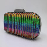 Metal Clutch Evening Bags with Sequin for Party