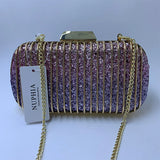Metal Clutch Evening Bags with Sequin for Party