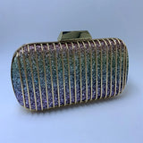 Metal Clutch Evening Bags with Sequin for Party