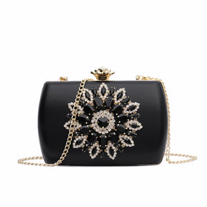 Diamond Evening Bag Wedding Clutches Lady Chains Small Pouch