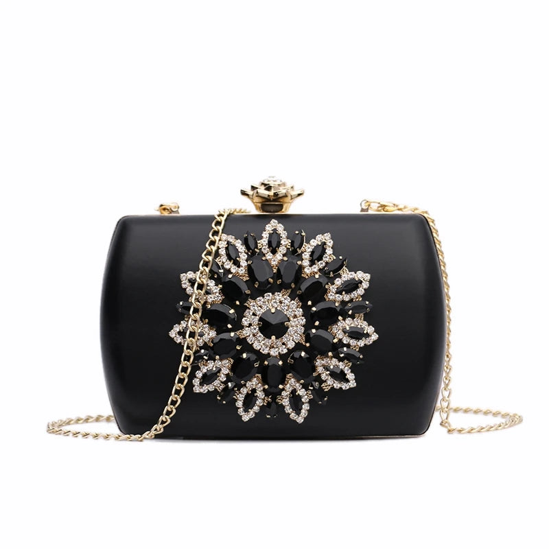 Diamond Evening Bag Wedding Clutches Lady Chains Small Pouch