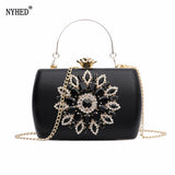Diamond Evening Bag Wedding Clutches Lady Chains Small Pouch